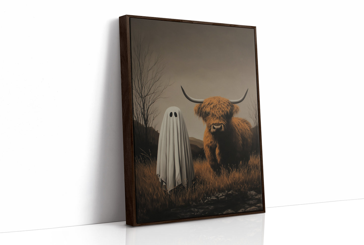 Unlikely Companions in Autumn Fields