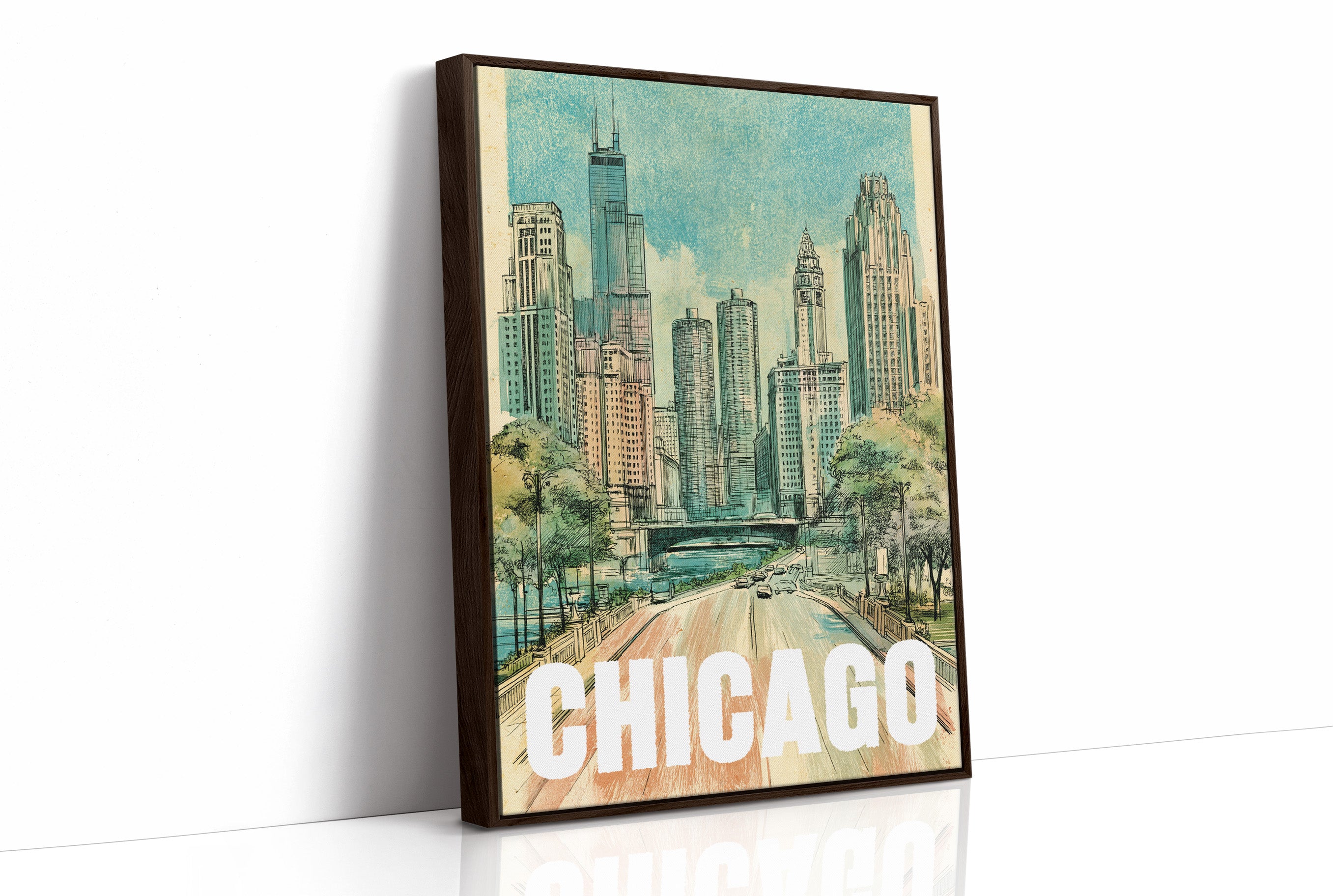 Chicago, Riso Print