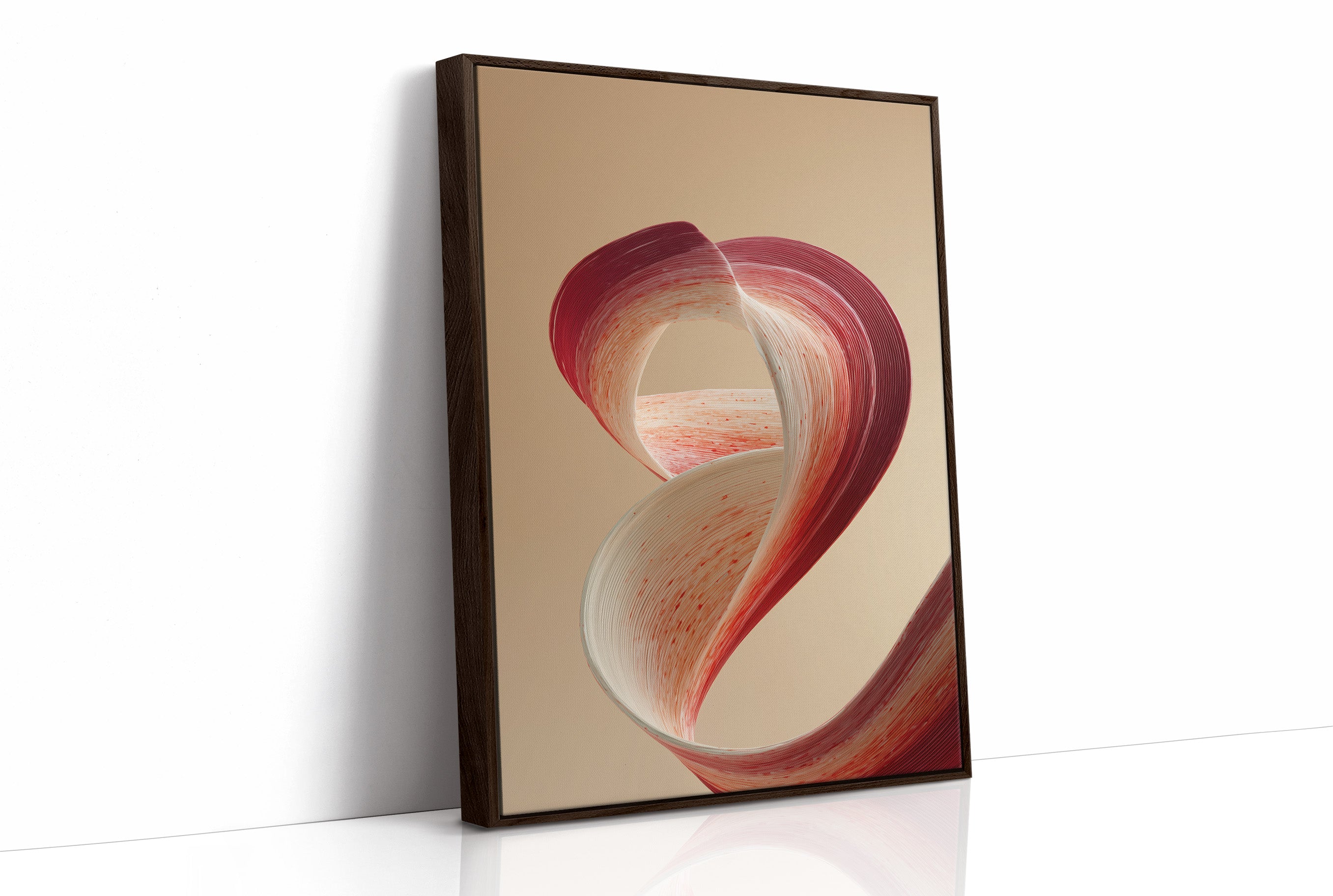 Crimson Loop In Warm Air
