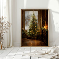 Glistening Pines and Warm Embrace
