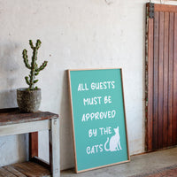 Entrance Requires Feline Approval