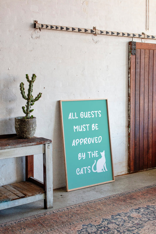 Entrance Requires Feline Approval