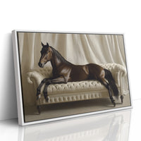Surreal Horse Lounge Fine Art Print