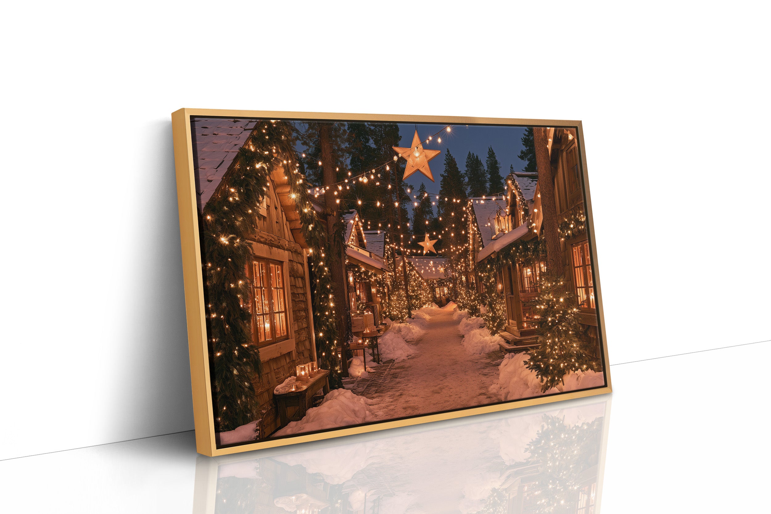 Starlight Over the Snowy Lane