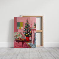 Festive Pink Room Glows Sweet