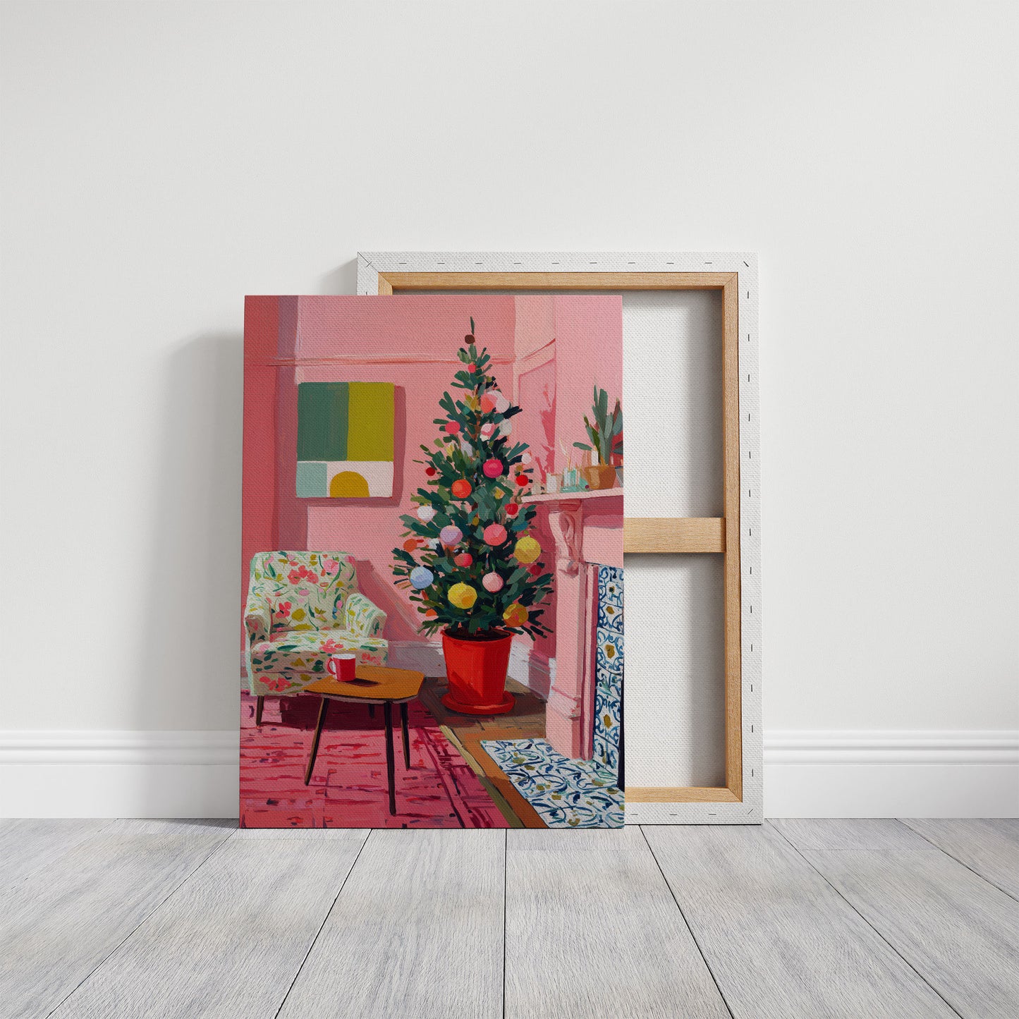 Festive Pink Room Glows Sweet