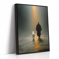 The Shepherd Walks Toward Light