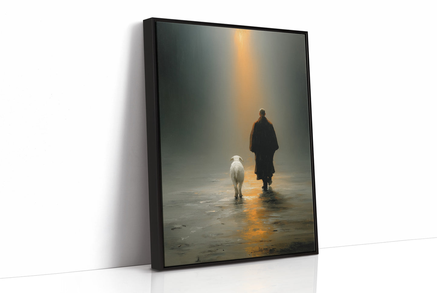 The Shepherd Walks Toward Light