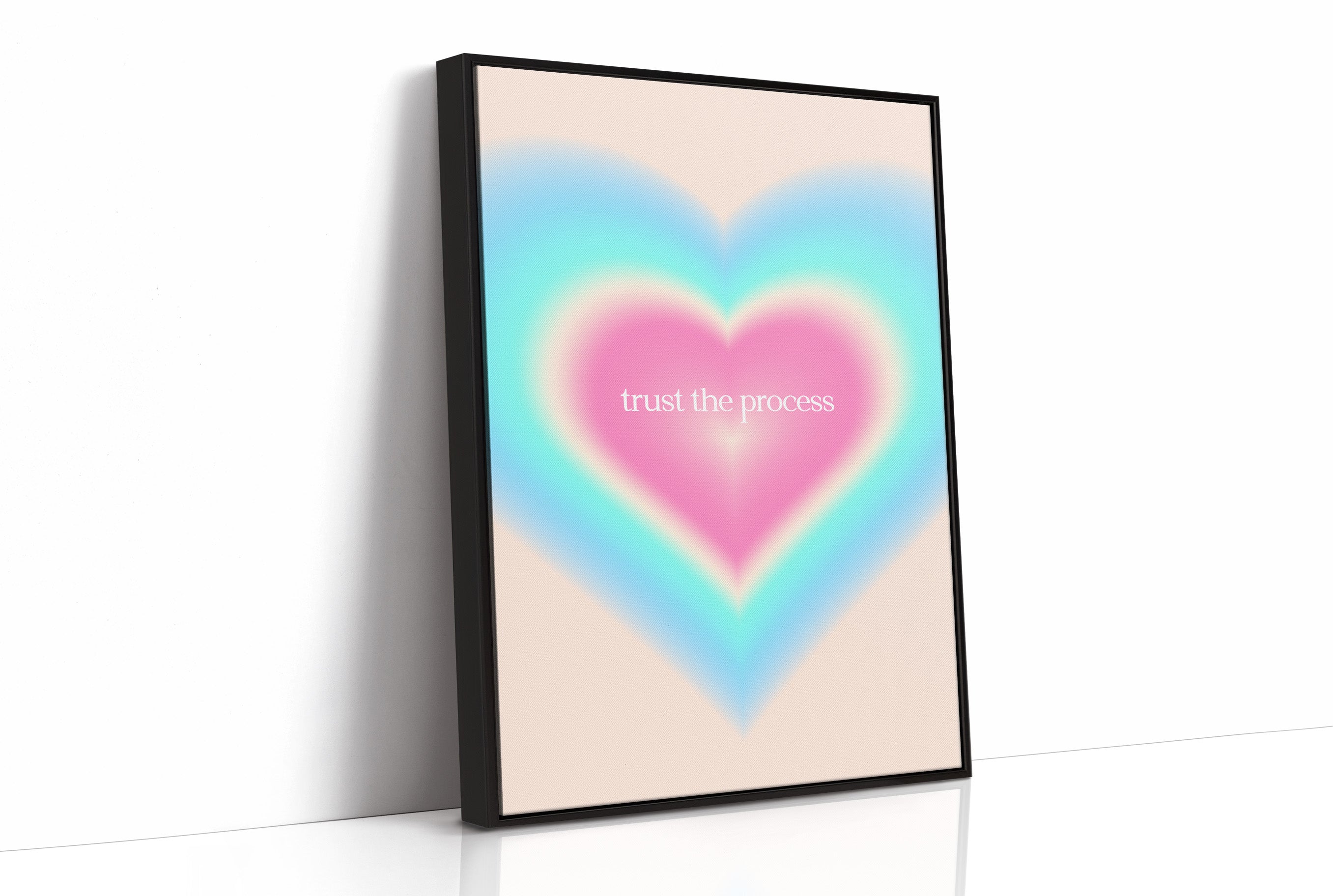 Trust The Process Heart Glow