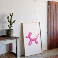 A Playful Moment in Pink