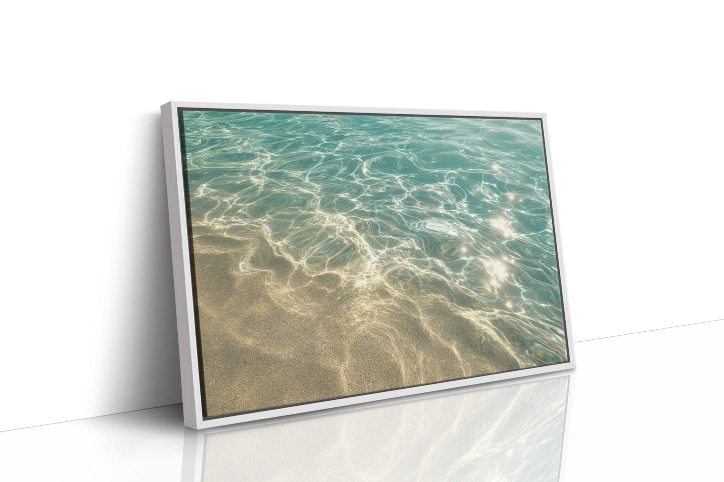 Crystal Tides Kiss Golden Shore