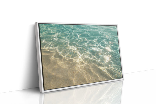 Crystal Tides Kiss Golden Shore