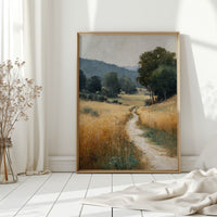Pathway Through Golden Fields