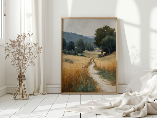 Pathway Through Golden Fields