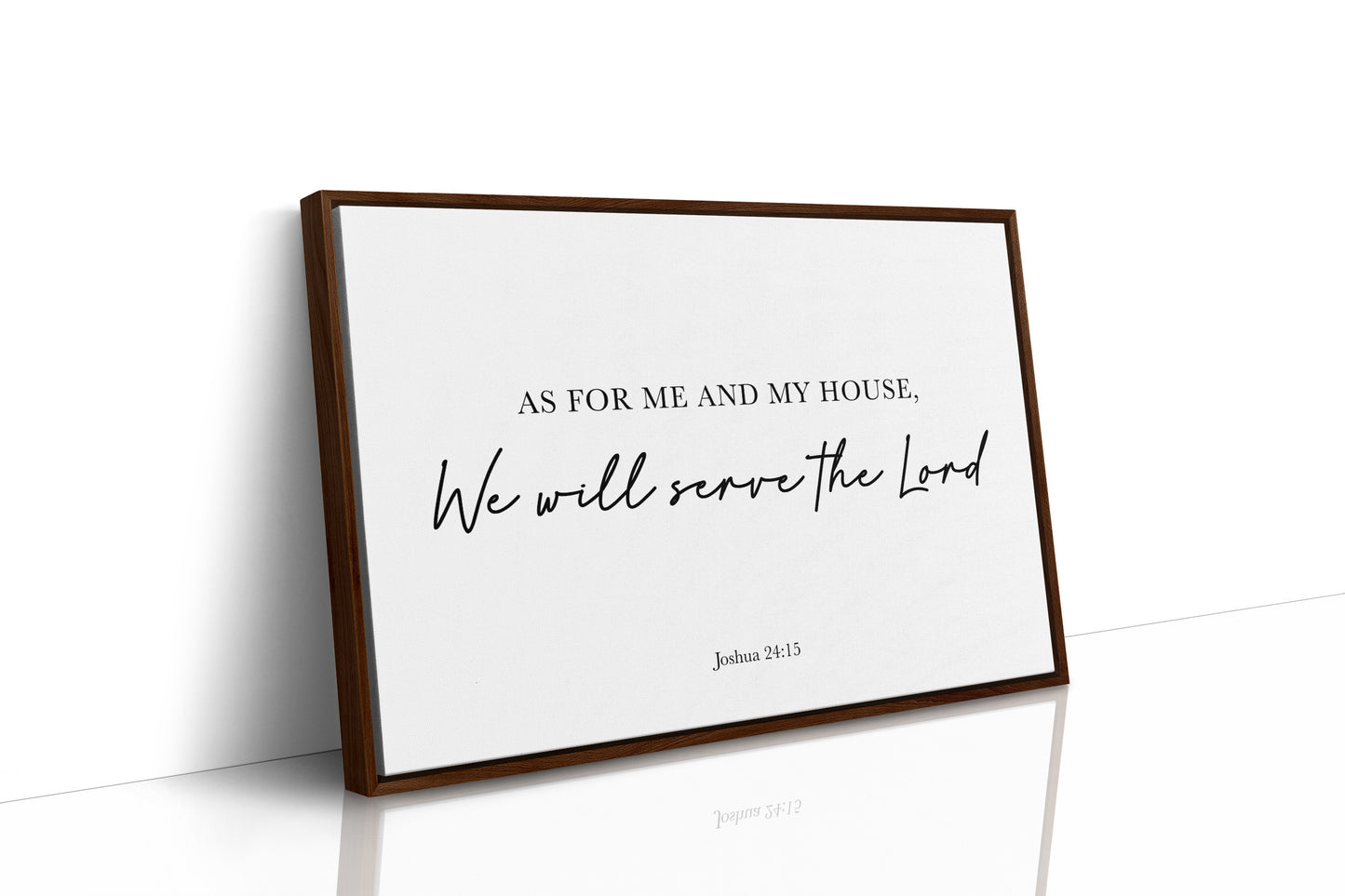 Sacred Declaration In Elegant Typography