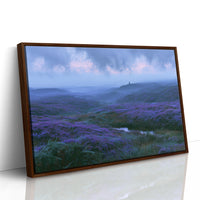 Twilight Falls Over the Heather