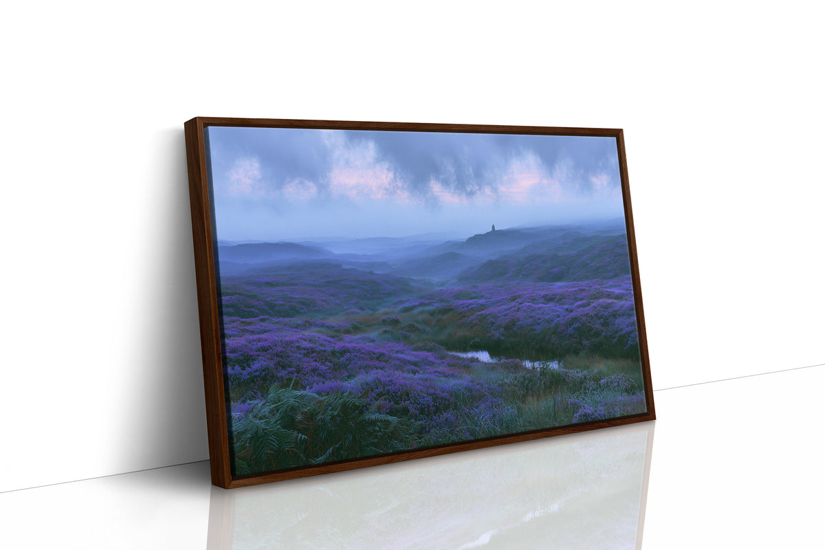 Twilight Falls Over the Heather