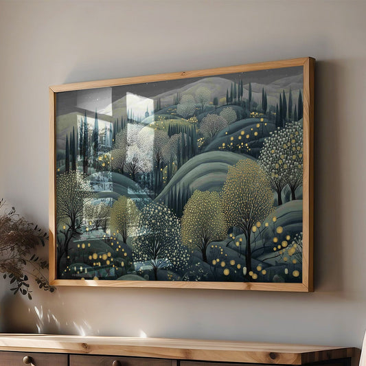 Fireflies Dance Through Tuscan Hills