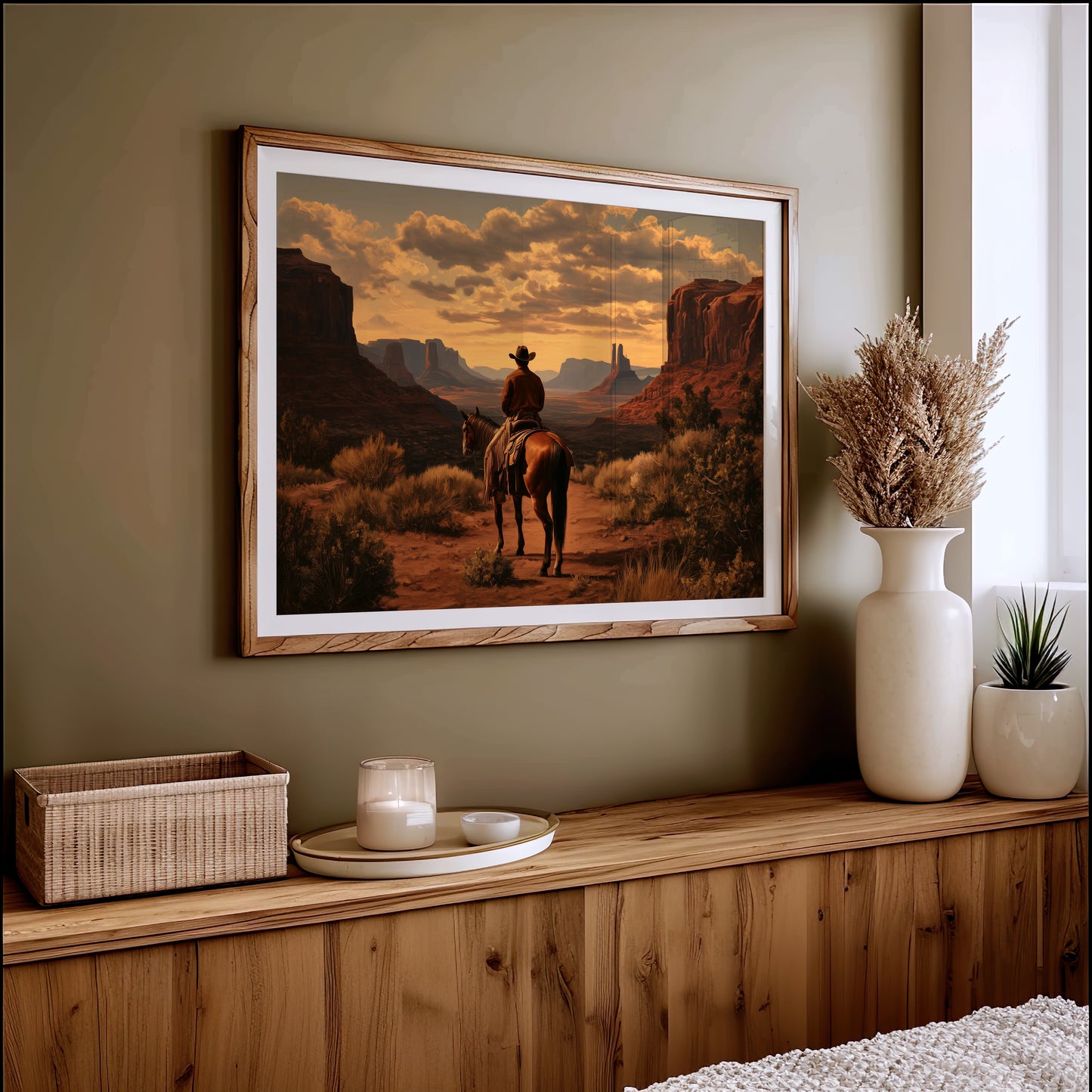 Sunset Maps The Canyon's Heart