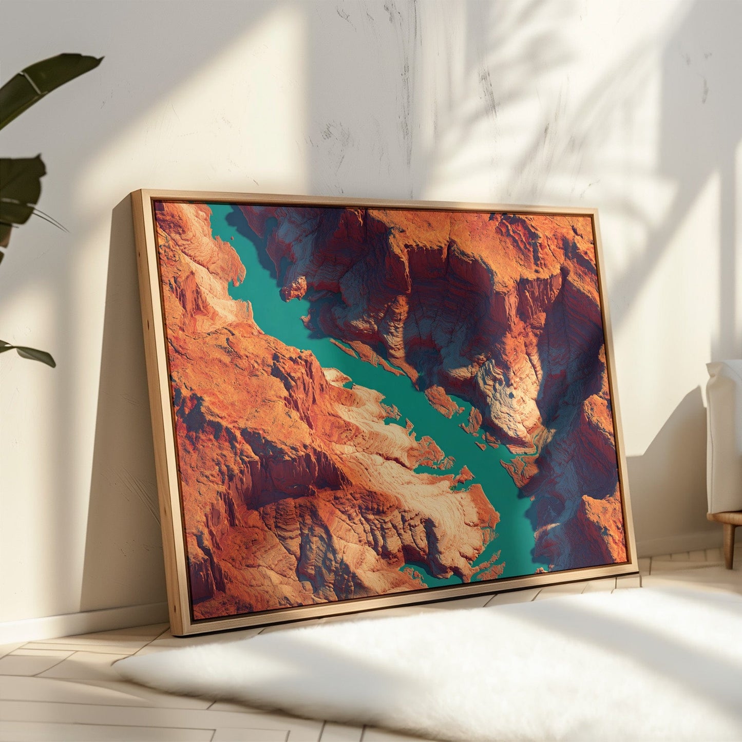 Turquoise Rivers Carve Ancient Stone