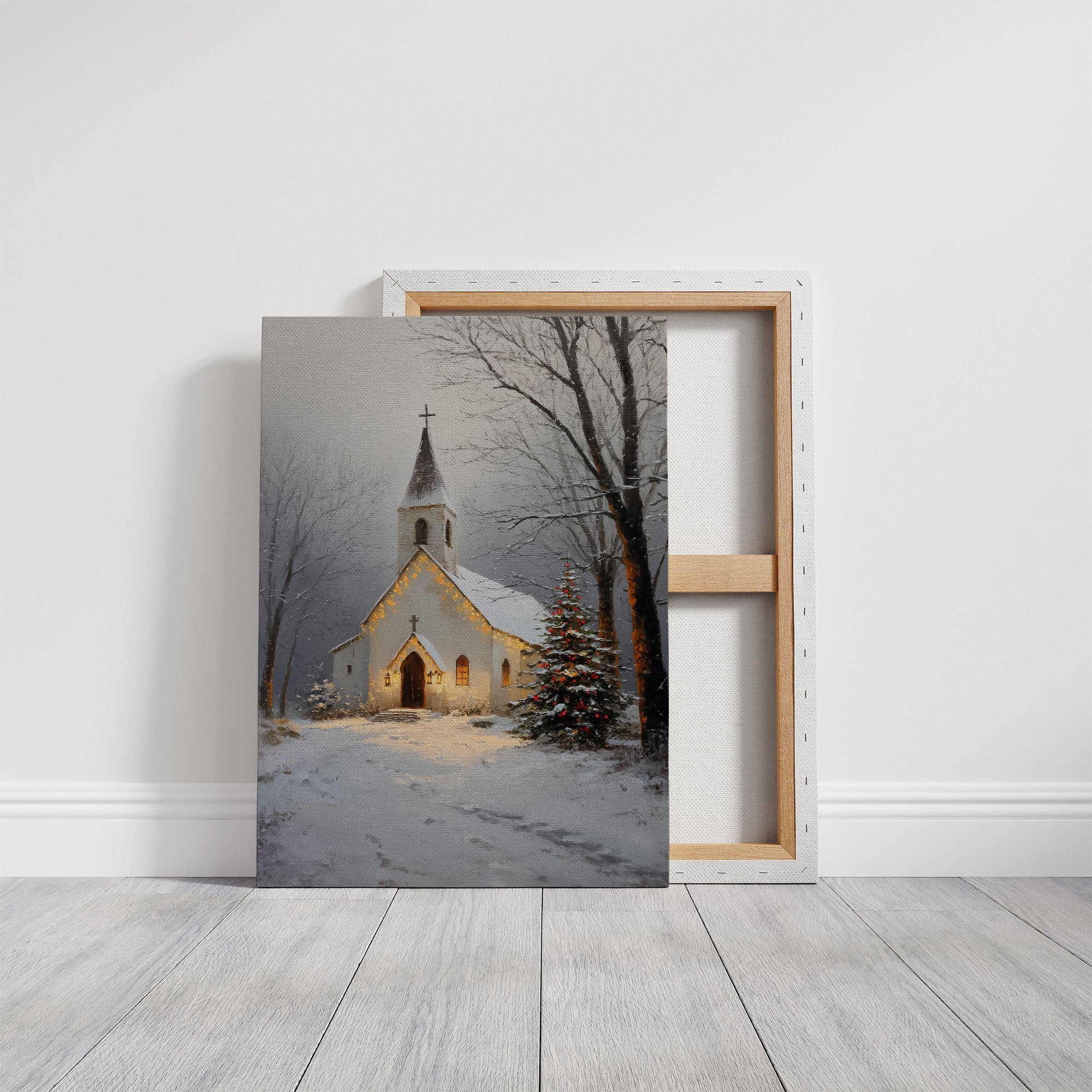 Silent Night Blesses Country Chapel