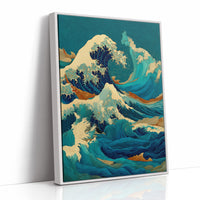 Ocean Swirls Dance With Golden Light