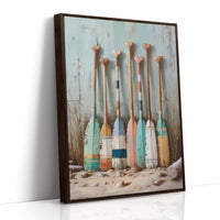 Pastel Oars Await Summer Adventures