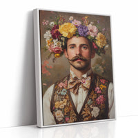 Floral Crown and Velvet Charm