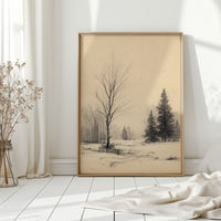 When Silence Paints the Frost