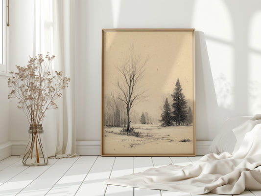 When Silence Paints the Frost