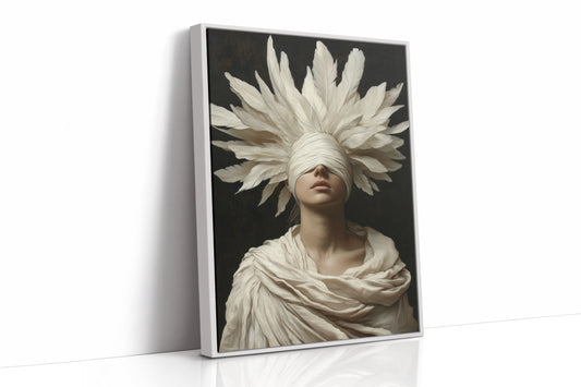 Blind Oracle in Ivory Feathers