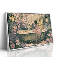 Fairy in the Rose Bath Garden