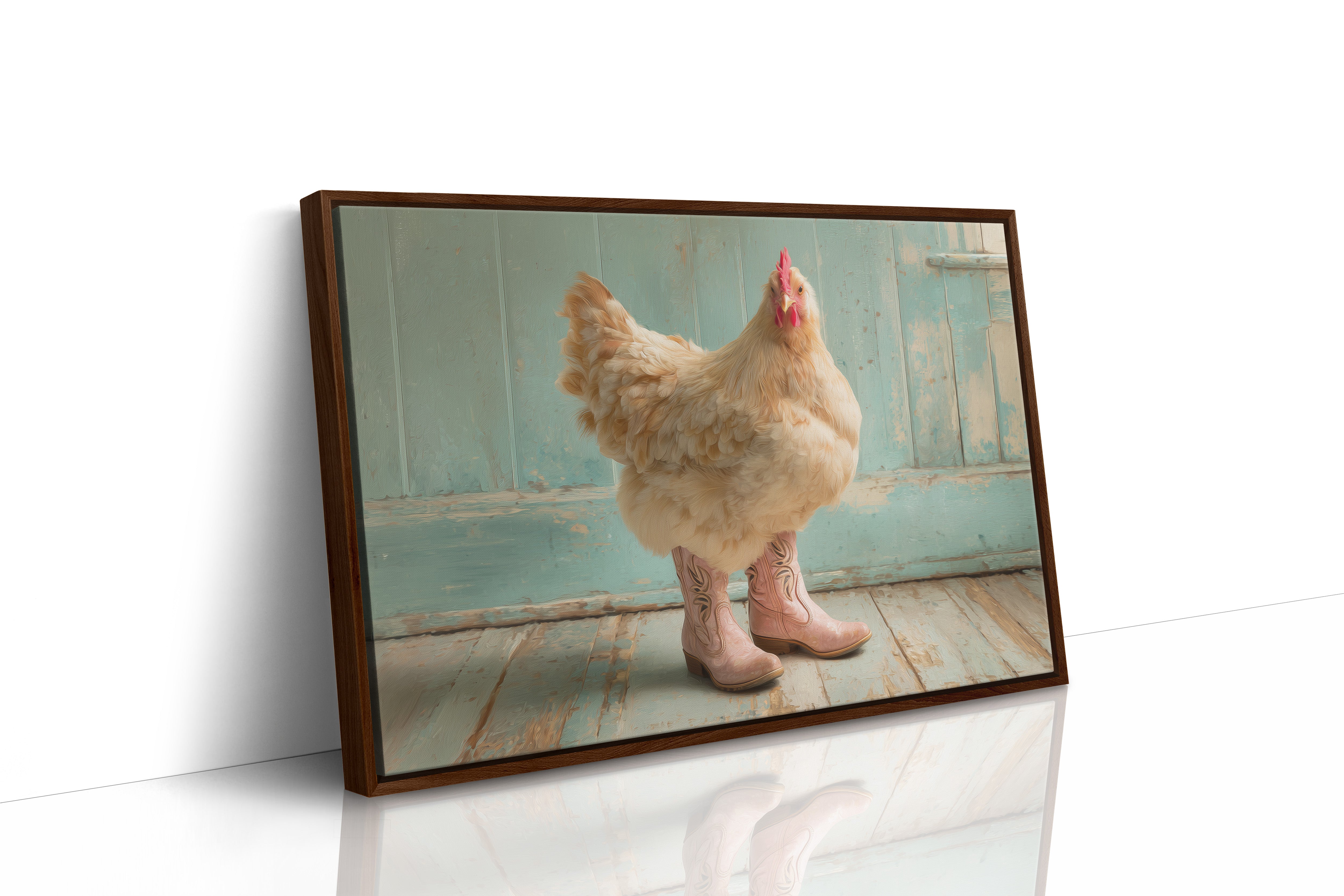 Barnyard Fashionista Struts Her Stuff