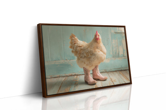 Barnyard Fashionista Struts Her Stuff