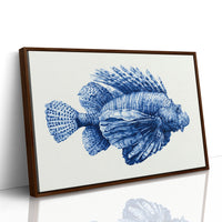 Lionfish in Indigo Ink