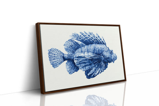 Lionfish in Indigo Ink