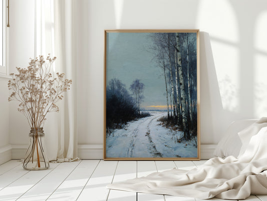 Pathway Through Winter's Embrace