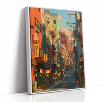 Tokyo Streets Glow At Dusk