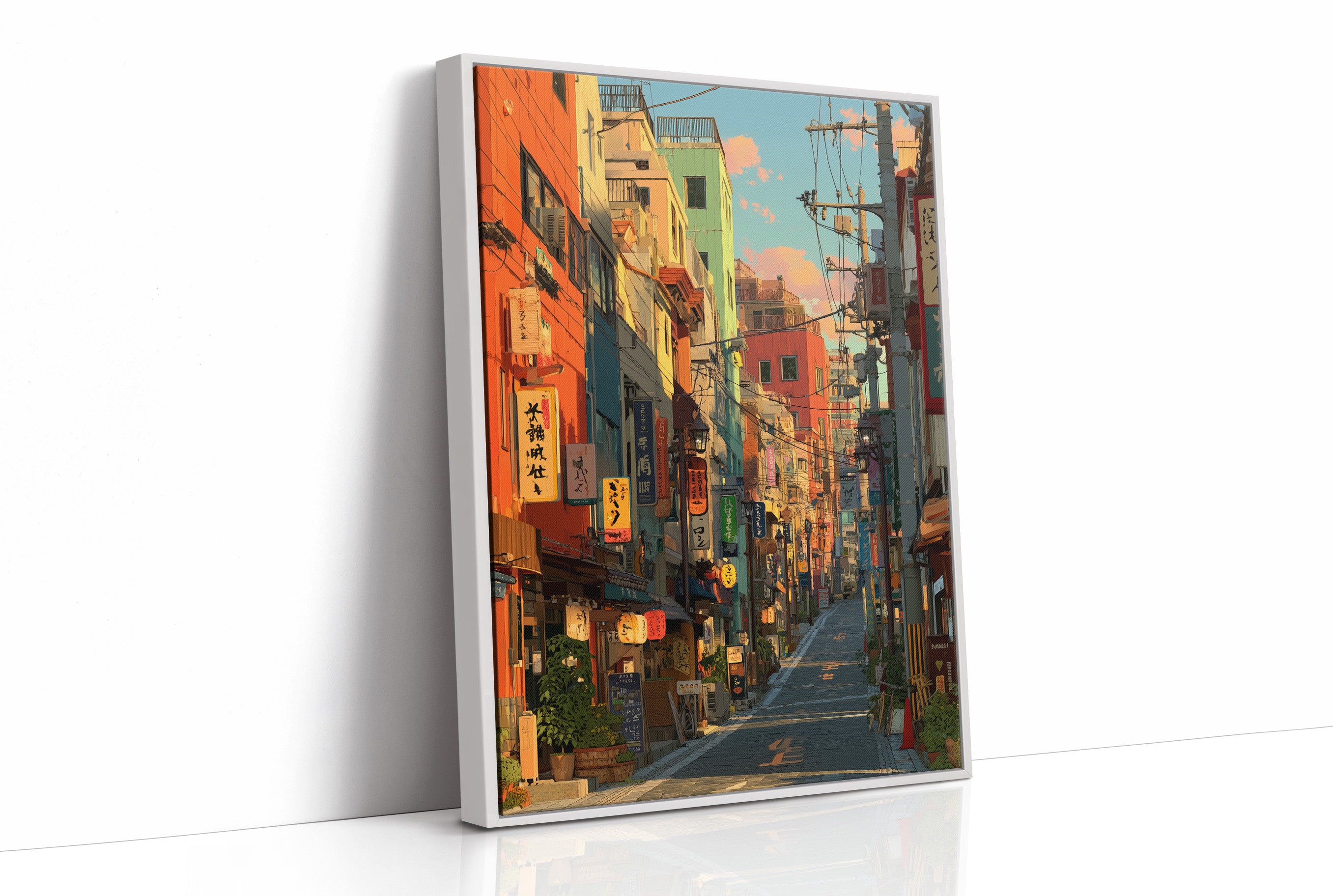 Tokyo Streets Glow At Dusk