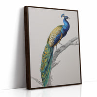 Sapphire Crown On Wooden Canvas