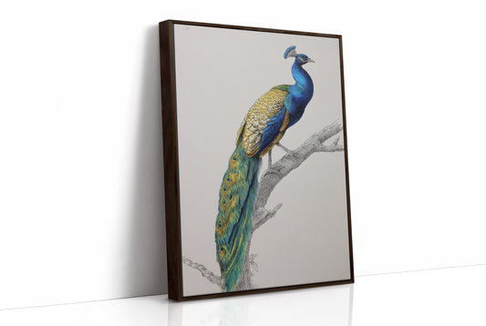 Sapphire Crown On Wooden Canvas