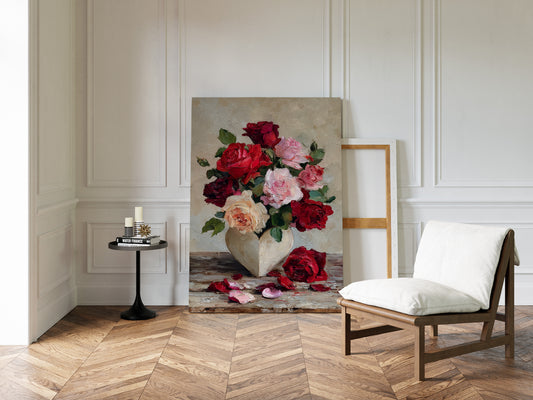 Hearts Bloom in Silent Elegance