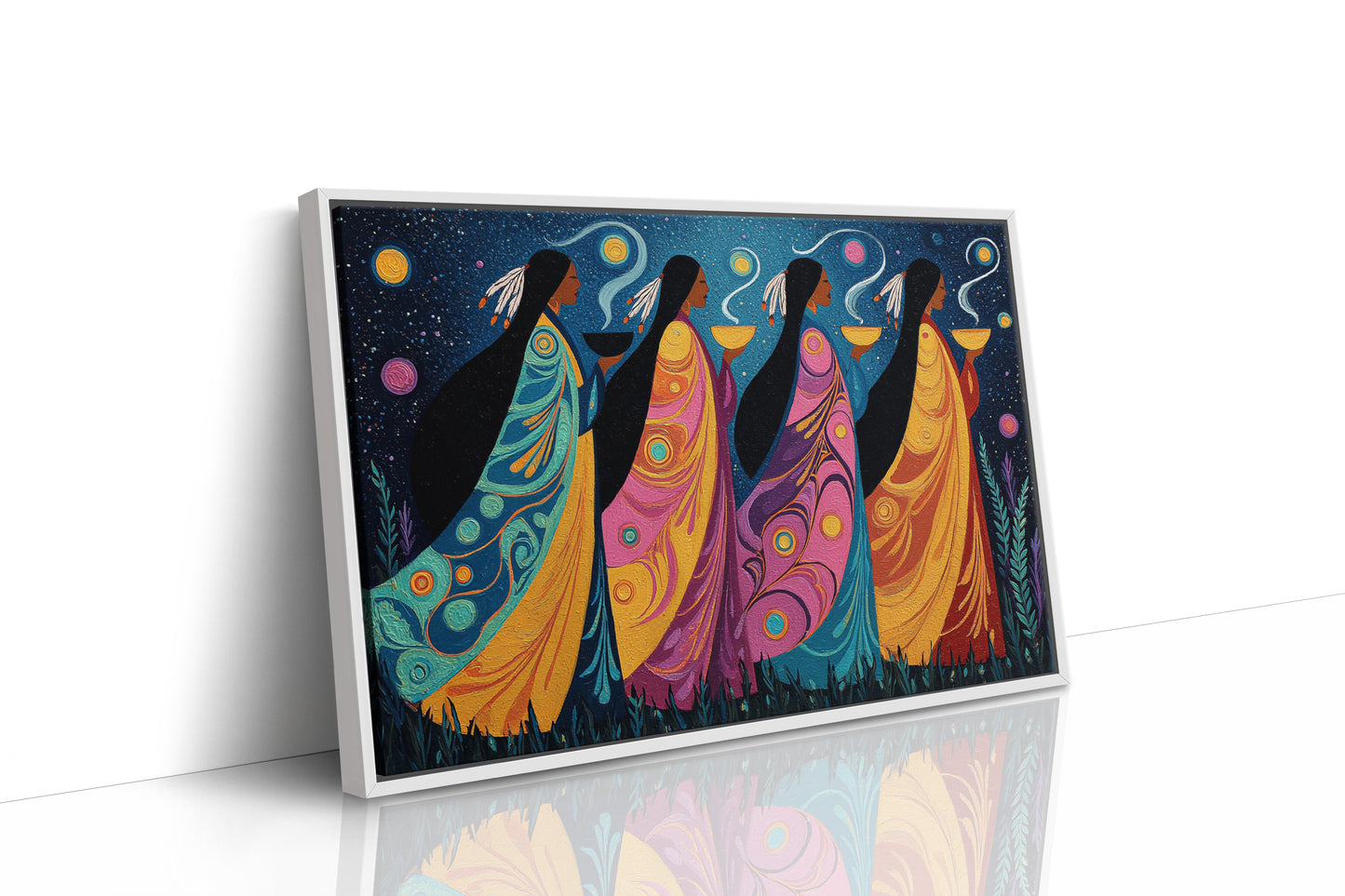 Sacred Stars Dance Through Night