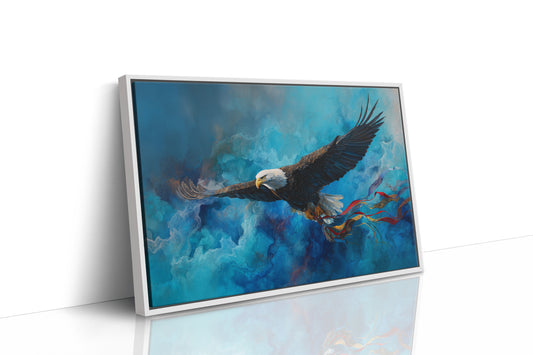 Soaring Through Storm-Painted Skies