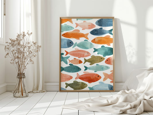 Currents of Color Beneath Waves