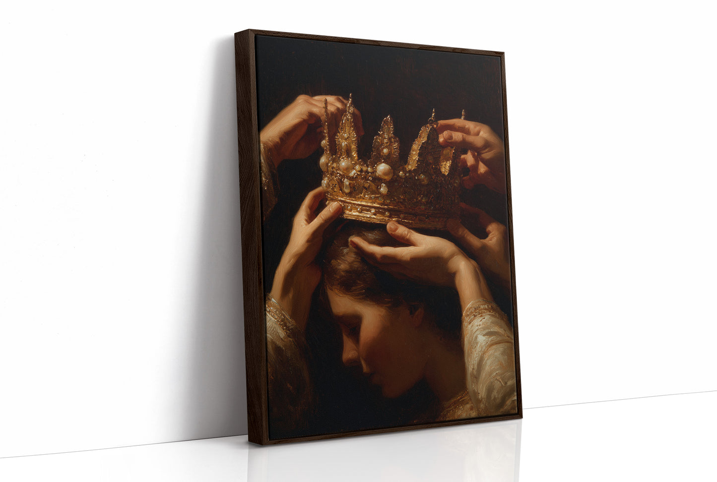 Hands Bestow Ancient Golden Glory