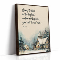 Winter Verse On Wooden Table