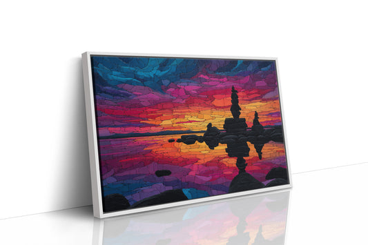 Stone Towers Pierce The Twilight Sky