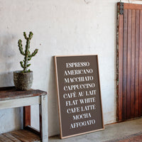 Barista Poetry In Chocolate Brown