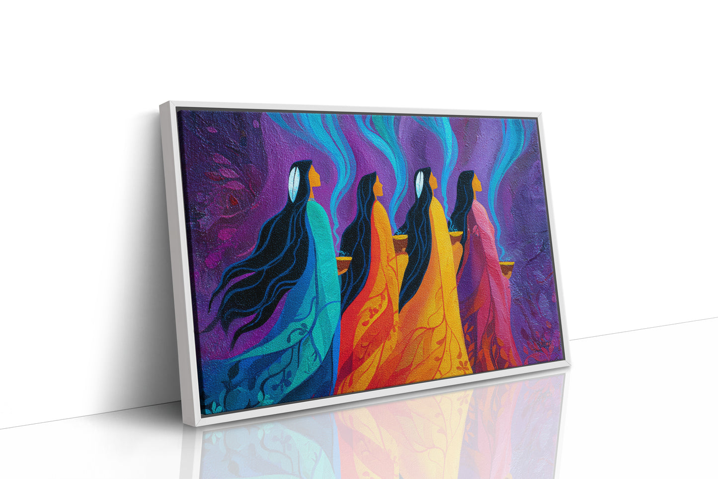 Sacred Smoke Rises Through Color